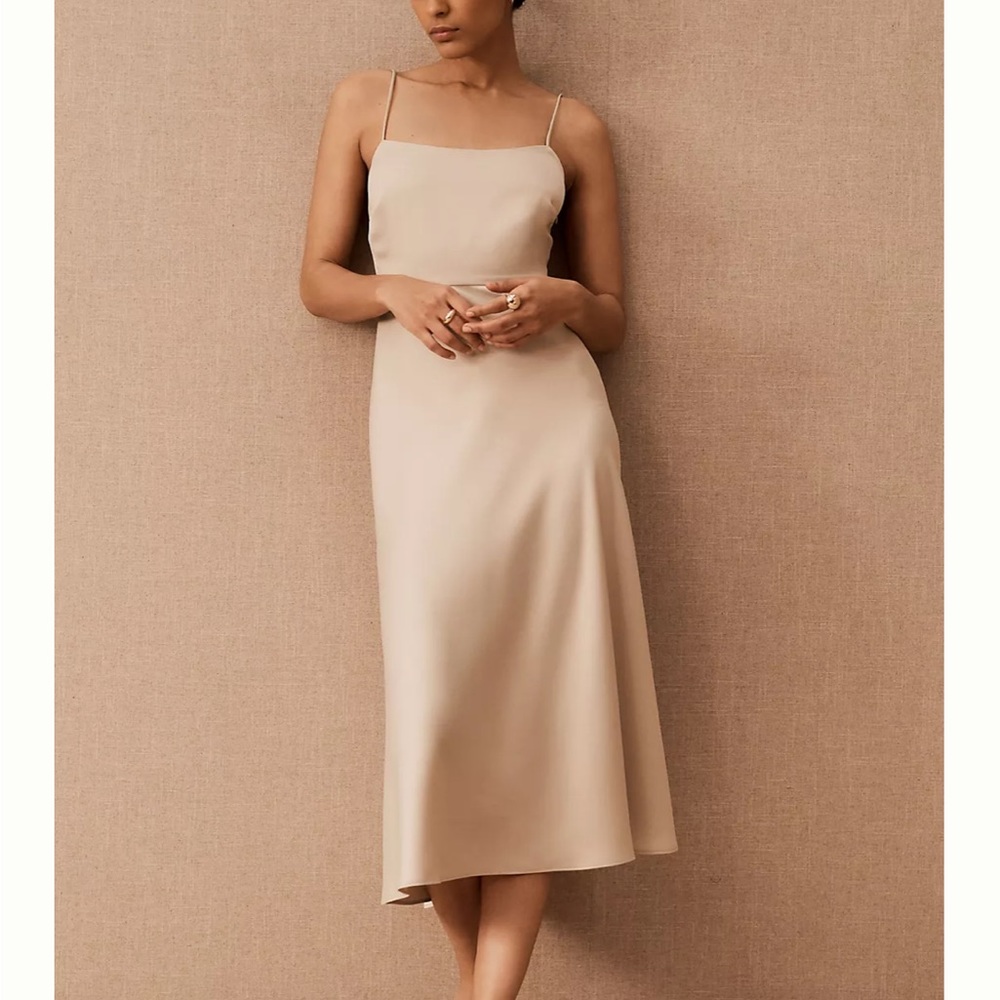 BHLDN Leti Dress in Color Oyster